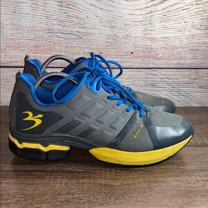 Pre Owned Men's Gravity Defyer G-Defy Gray and Yellow Athletic Shoes Size 11
